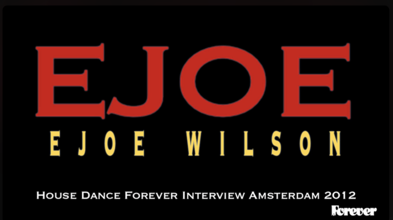 title page of 2012 interview that states Ejoe Wilson Hosue Dance Forever Interview Amsterdam